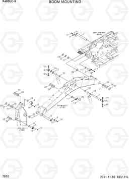 7010 BOOM MOUNTING R480LC-9, Hyundai