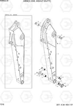 7210 ARM(3.38M, HEAVY DUTY) R480LC-9, Hyundai