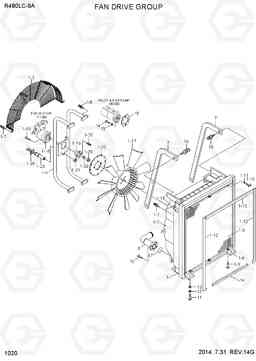 1020 FAN DRIVE SYSTEM R480LC-9A, Hyundai