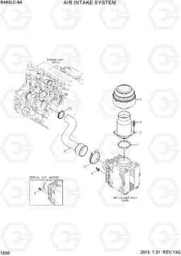 1030 AIR INTAKE SYSTEM R480LC-9A, Hyundai