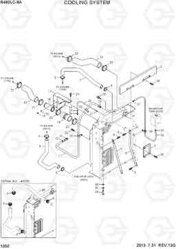 1050 COOLING SYSTEM R480LC-9A, Hyundai