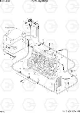 1070 FUEL SYSTEM R480LC-9A, Hyundai