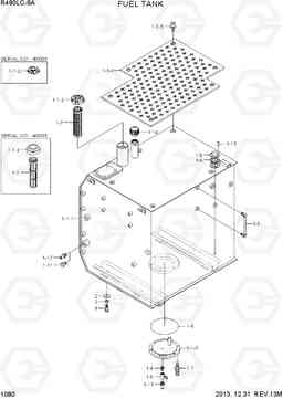 1080 FUEL TANK R480LC-9A, Hyundai