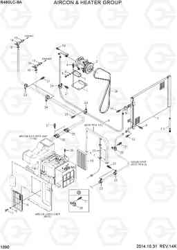 1090 AIRCON & HEATER GROUP R480LC-9A, Hyundai