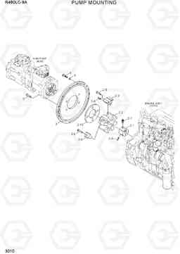 3010 PUMP MOUNTING R480LC-9A, Hyundai