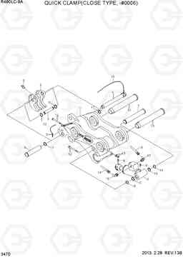 3470 QUICK CLAMP(CLOSE TYPE, -#0006) R480LC-9A, Hyundai