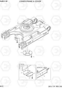 6410 LOWER FRAME & COVER R480LC-9A, Hyundai