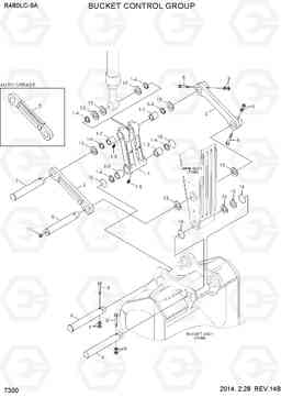 7300 BUCKET CONTROL GROUP R480LC-9A, Hyundai