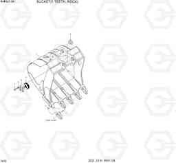 7470 BUCKET(5 TEETH, ROCK) R480LC-9A, Hyundai