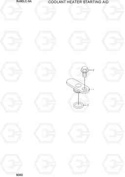 9060 COOLANT HEATER STARTING AID R480LC-9A, Hyundai