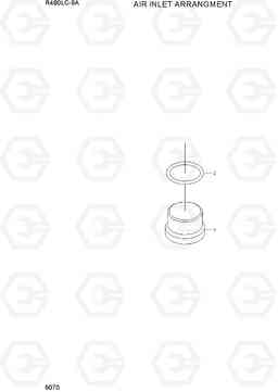 9070 AIR INLET ARRANGEMENT R480LC-9A, Hyundai