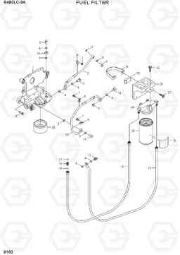 9160 FUEL FILTER R480LC-9A, Hyundai