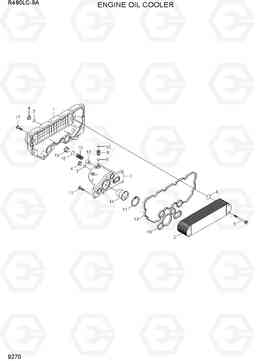 9270 ENGINE OIL COOLER R480LC-9A, Hyundai