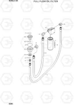 9280 FULL FLOW OIL FILTER R480LC-9A, Hyundai