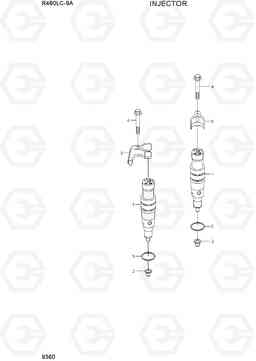 9360 INJECTOR R480LC-9A, Hyundai