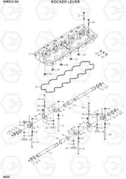 9400 ROCKER LEVER R480LC-9A, Hyundai