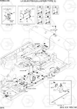 2070 LH ELECTRIC(CLUSTER TYPE 2) R480LC-9S, Hyundai