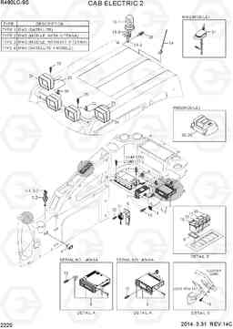 2220 CAB ELECTRIC 2 R480LC-9S, Hyundai