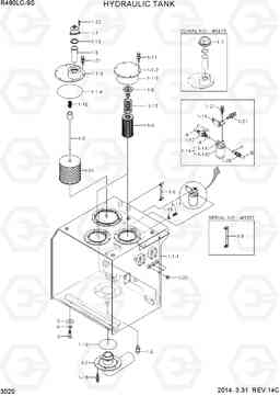 3020 HYDRAULIC TANK R480LC-9S, Hyundai