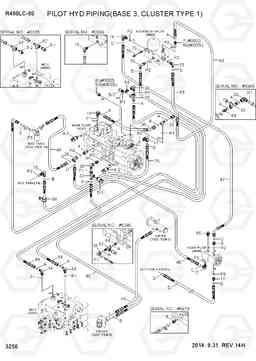 3250 PILOT HYD PIPING(BASE 3, CLUSTER TYPE 1) R480LC-9S, Hyundai