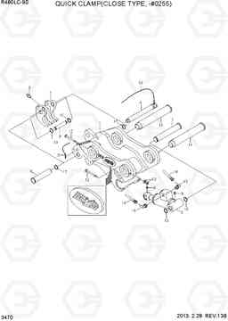 3470 QUICK CLAMP(CLOSE TYPE, -#0255) R480LC-9S, Hyundai