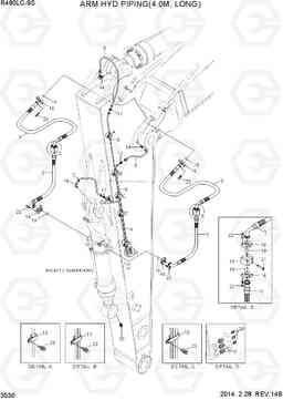 3530 ARM HYDRAULIC PIPING(4.0M, LONG) R480LC-9S, Hyundai