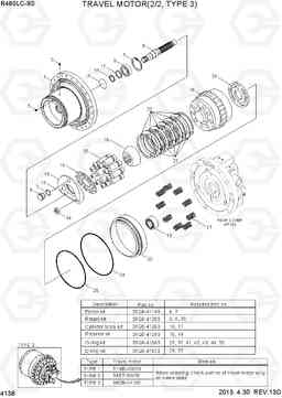 4138 TRAVEL MOTOR(2/2, TYPE 3) R480LC-9S, Hyundai