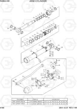 4190 ARM CYLINDER R480LC-9S, Hyundai