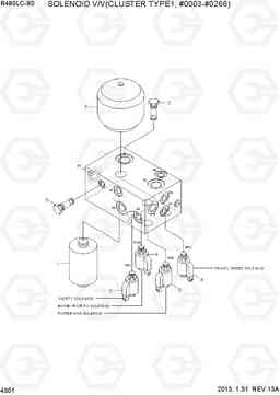 4301 SOLENOID V/V(CLUSTER TYPE1, #0003-#0266) R480LC-9S, Hyundai