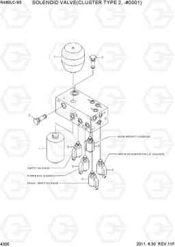 4305 SOLENOID VALVE(CLUSTER TYPE 2, -#0001) R480LC-9S, Hyundai