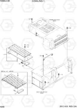 6200 COWLING 1 R480LC-9S, Hyundai