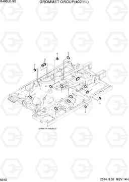 6310 GROMMET GROUP(#0211-) R480LC-9S, Hyundai