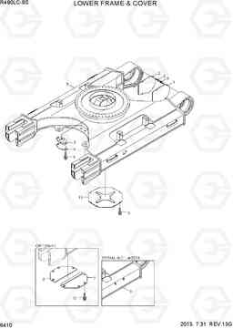 6410 LOWER FRAME & COVER R480LC-9S, Hyundai