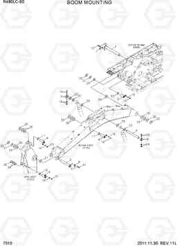 7010 BOOM MOUNTING R480LC-9S, Hyundai