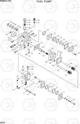 9210 FUEL PUMP R480LC-9S, Hyundai