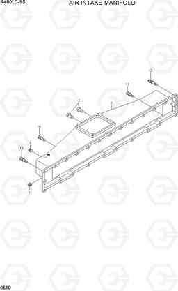 9510 AIR INTAKE MANIFOLD R480LC-9S, Hyundai