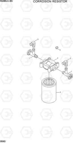 9560 CORROSION RESISTOR R480LC-9S, Hyundai