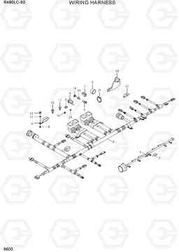 9600 WIRING HARNESS R480LC-9S, Hyundai