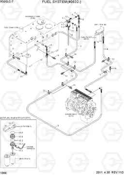 1066 FUEL SYSTEM(#0632-) R500LC-7, Hyundai