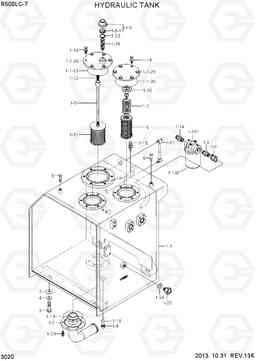 3020 HYDRAULIC TANK R500LC-7, Hyundai