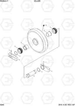 5040 IDLER R500LC-7, Hyundai