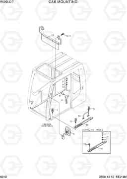 6010 CAB MOUNTING R500LC-7, Hyundai