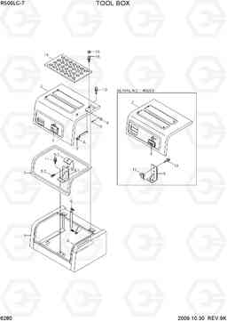 6280 TOOL BOX R500LC-7, Hyundai