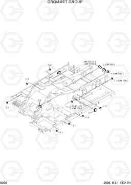 6300 GROMMET GROUP R500LC-7, Hyundai