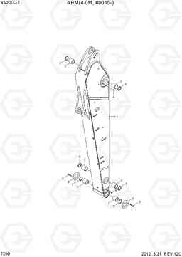 7250 ARM(4.0M, #0015-) R500LC-7, Hyundai