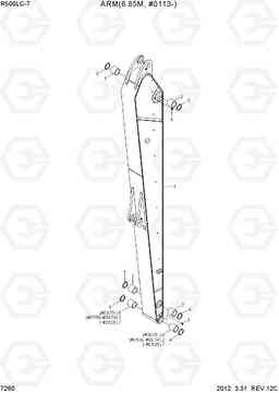 7260 ARM(6.85M, #0113-) R500LC-7, Hyundai