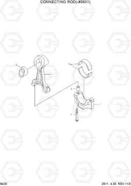 9420 CONNECTING ROD(-#0631) R500LC-7, Hyundai