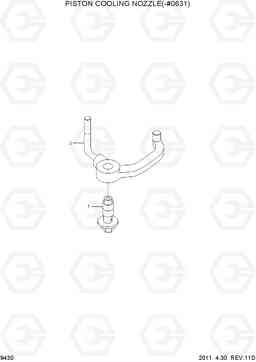 9430 PISTON COOLING NOZZLE(-#0631) R500LC-7, Hyundai