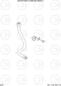 9470 RADIATOR PLUMBING(-#0631) R500LC-7, Hyundai