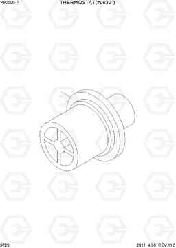 9720 THERMOSTAT(#0632-) R500LC-7, Hyundai